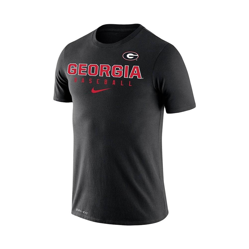 Men's Black Georgia Bulldogs Baseball Legend Performance T-shirt商品第3张图片规格展示