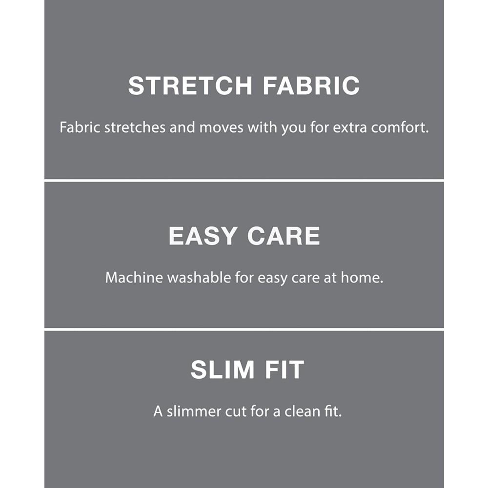Men's Slim Fit Performance Stretch Dress Shirt, Online Exclusive商品第4张图片规格展示