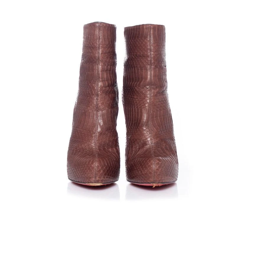 商品[二手商品] Christian Louboutin|snakeskin platform boots,价格¥6100,第4张图片详细描述