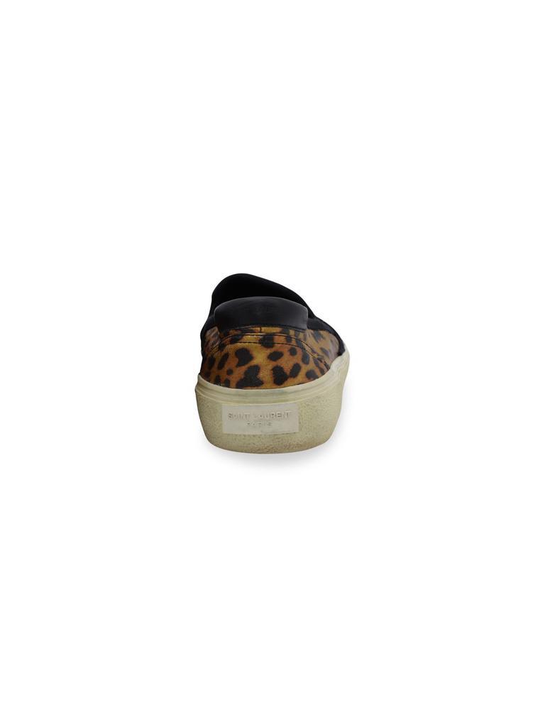 商品[二手商品] Yves Saint Laurent|Saint Laurent Venice Leopard-Print Slip On Sneakers In Multicolor Canvas Athletic Shoes Sneakers,价格¥1976,第4张图片详细描述