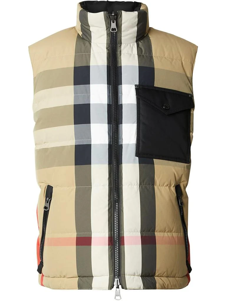 商品Burberry|BURBERRY Reversible Recycled Nylon Re:Down® Puffer Gilet,价格¥8737,第1张图片