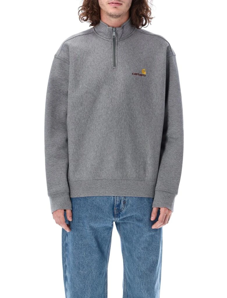 商品Carhartt|Carhartt Half Zip American Script Sweatshirt,价格¥821,第1张图片