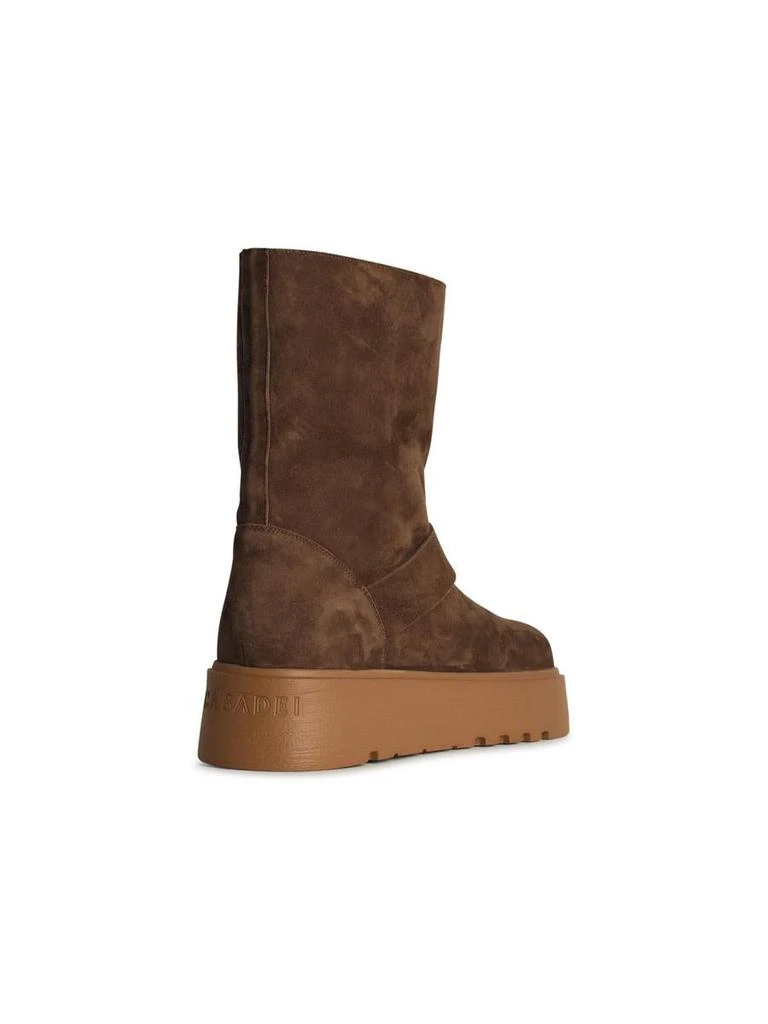 商品CASADEI|Casadei 'Ale' Brown Suede Blend Ankle Boots,价格¥2674,第3张图片详细描述