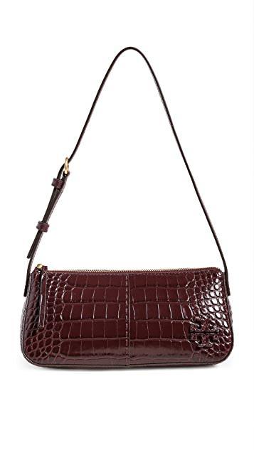 商品Tory Burch|McGraw 压花坡跟鞋,价格¥2046,第7张图片详细描述