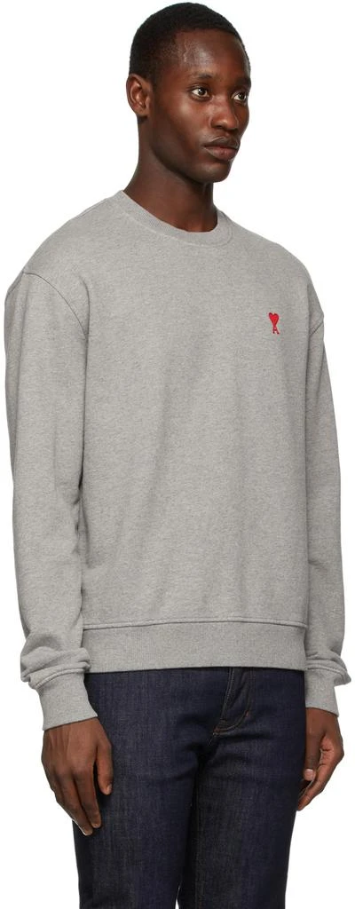 商品AMI|Grey Ami de Cœur Sweatshirt,价格¥1420,第2张图片详细描述