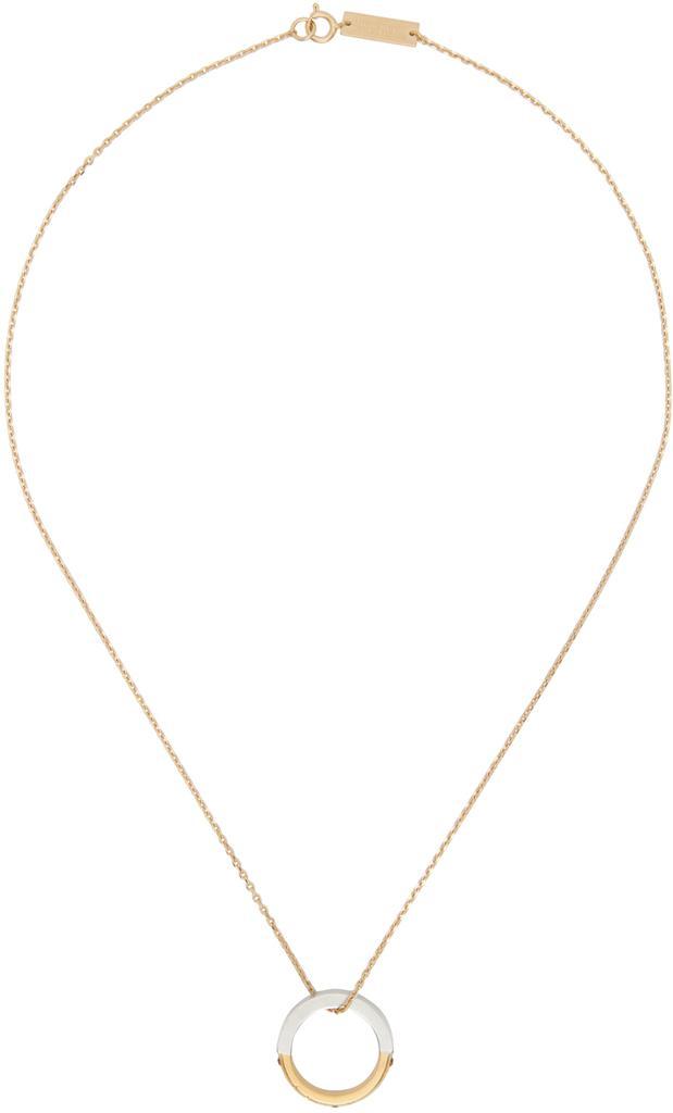 商品MAISON MARGIELA|Gold & Silver Cable Chain Necklace,价格¥4326,第1张图片