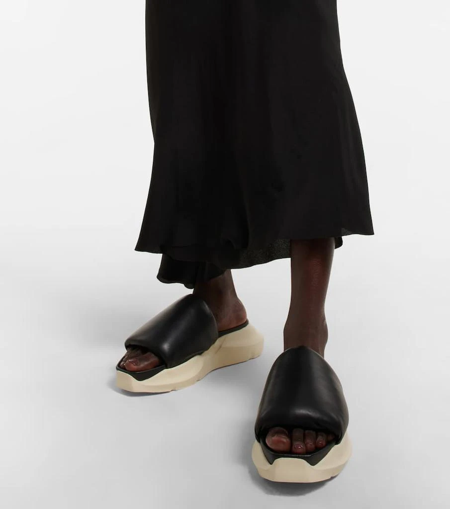 商品Rick Owens|Geth皮革厚底凉拖鞋,价格¥3551,第4张图片详细描述