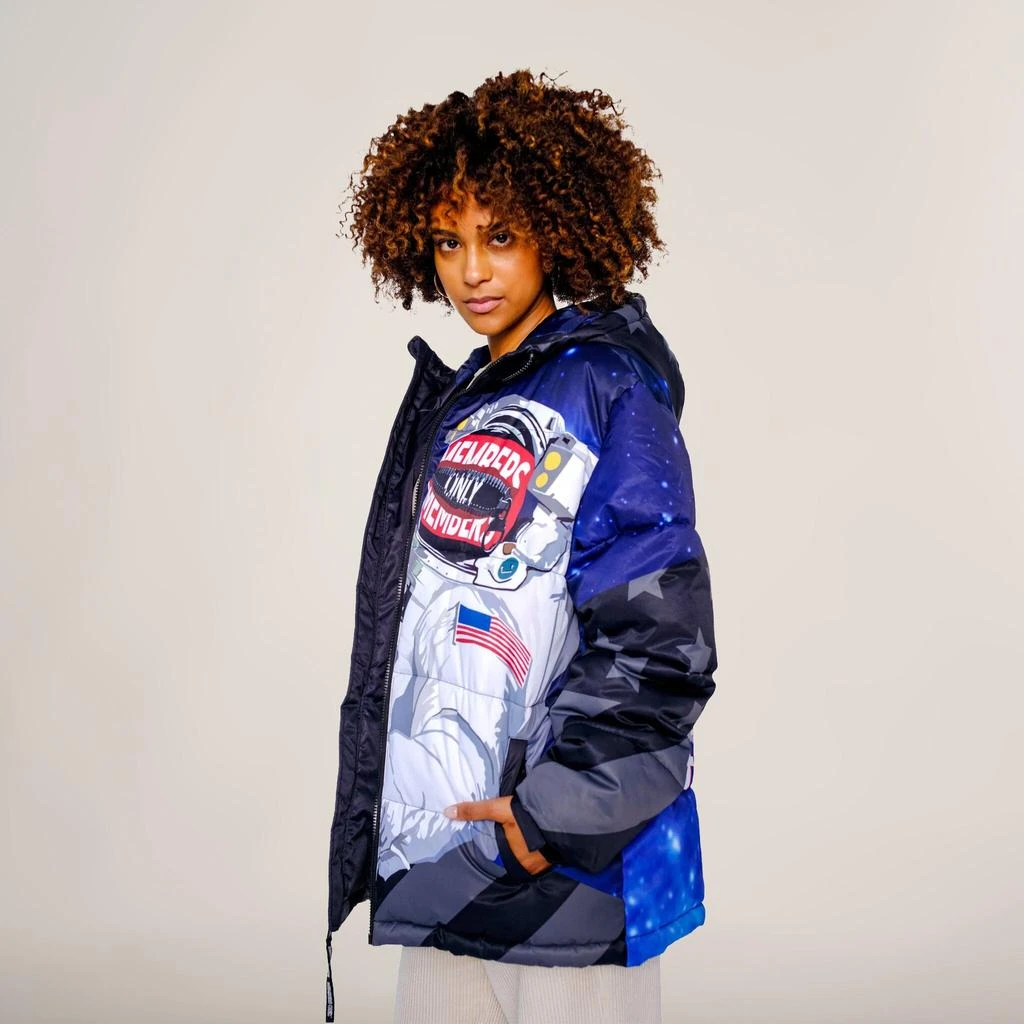 商品Members Only|Women's Space Puffer Oversized Jacket,价格¥336,第4张图片详细描述