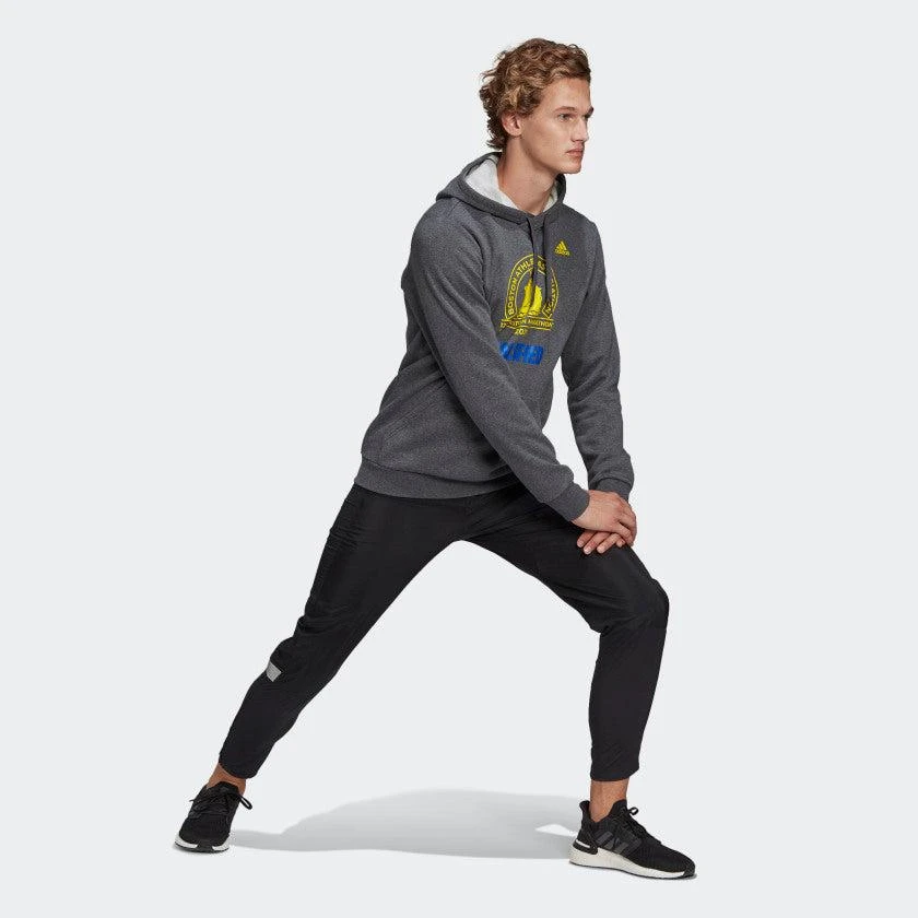 商品Adidas|Men's adidas Boston Marathon Qualified Hoodie,价格¥257,第4张图片详细描述