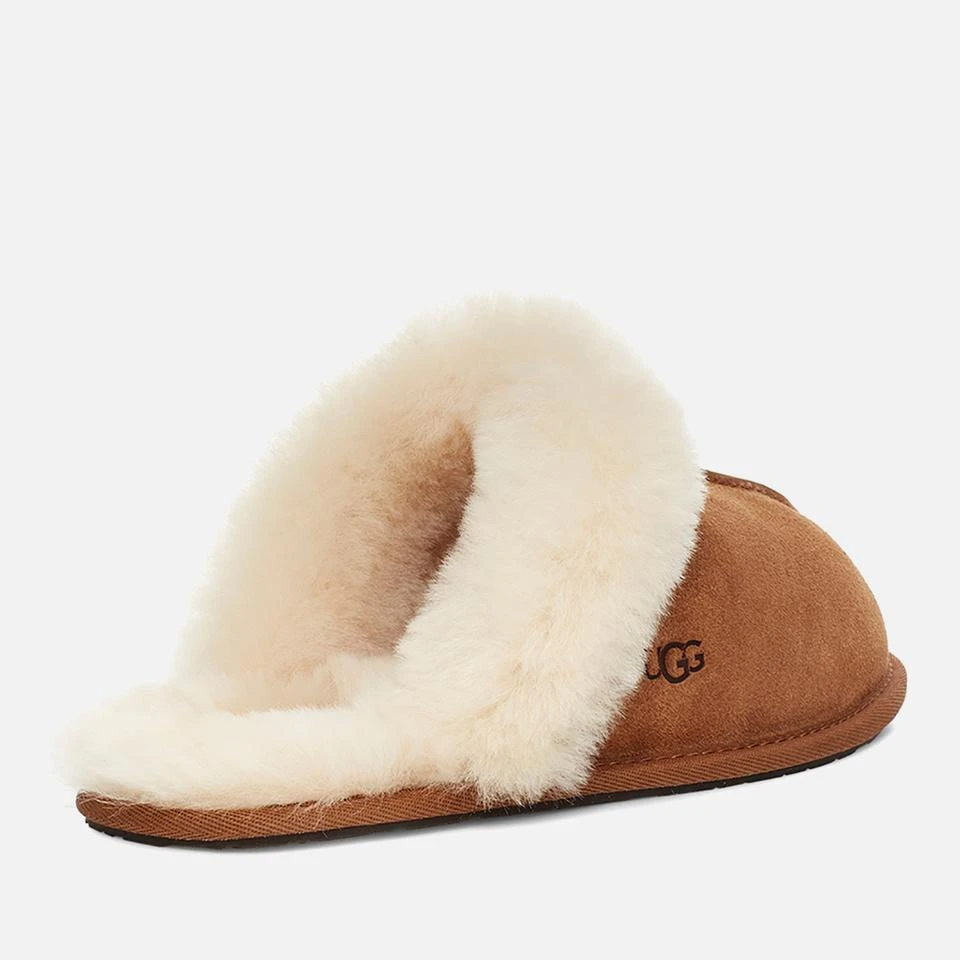 商品UGG|UGG WOMEN'S SCUFFETTE II SHEEPSKIN SLIPPERS - CHESTNUT,价格¥870,第2张图片详细描述