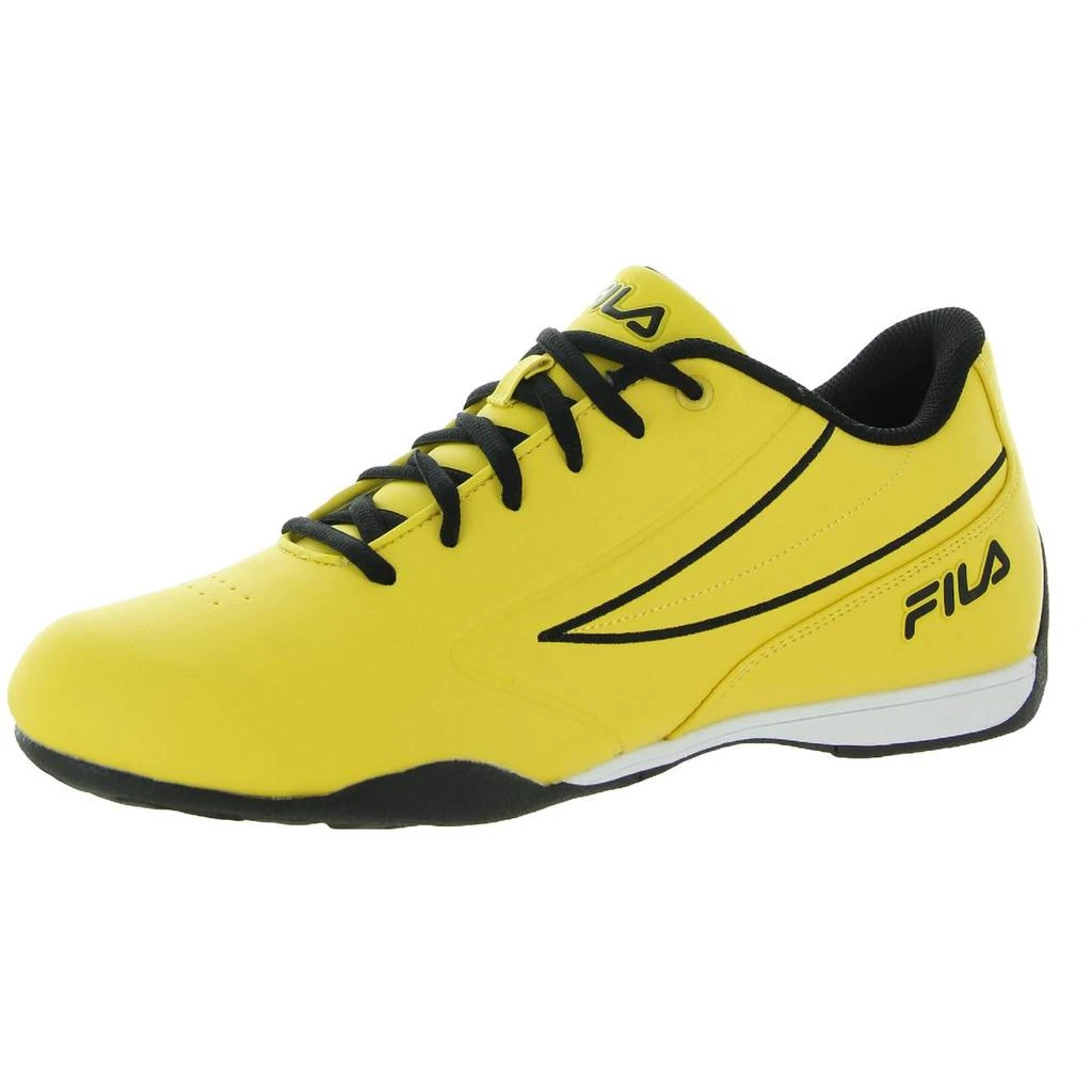 商品Fila|Fila Mens Forlani Outline Flag Faux Leather Fitness Running Shoes,价格¥199,第1张图片