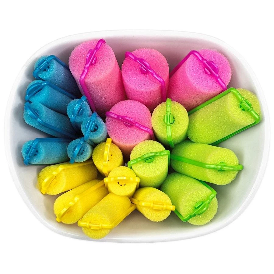 商品Conair|Foam Self-Fastening Multi-Size Hair Rollers,价格¥88,第4张图片详细描述
