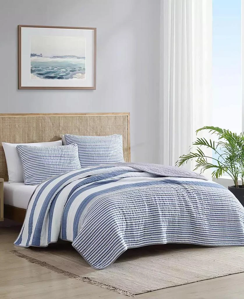 商品Nautica|Fairwater Reversible 3 Piece Quilt Set,价格¥657,第3张图片详细描述