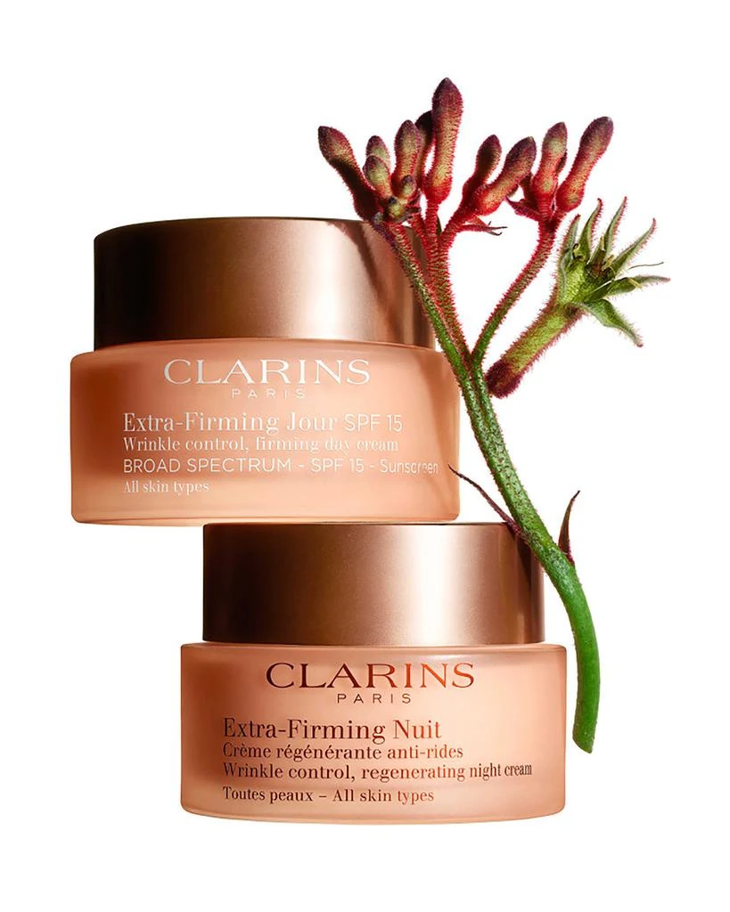 商品Clarins|Extra-Firming Wrinkle Control Firming Day Cream Broad Spectrum SPF 15 - All Skin Types, 1.7 oz.,价格¥714,第4张图片详细描述