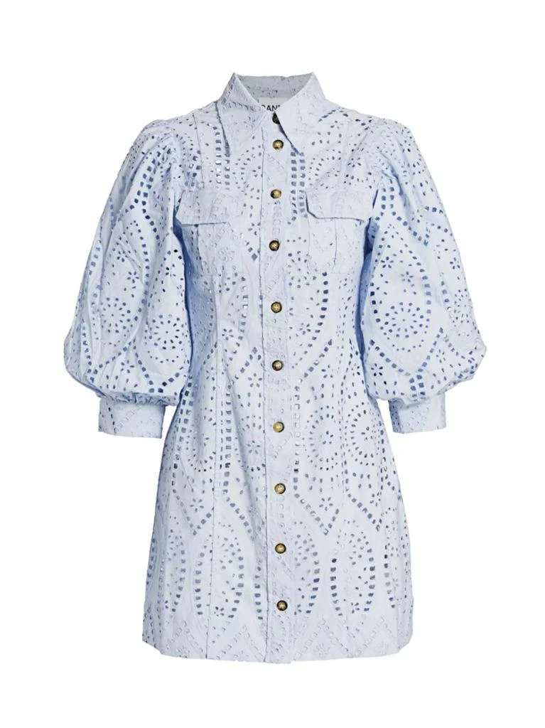 商品Ganni|Broderie Anglaise 连衣裙,价格¥735,第1张图片