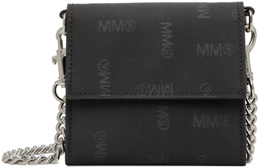 Black Chain Wallet Shoulder Bag商品第1张图片规格展示