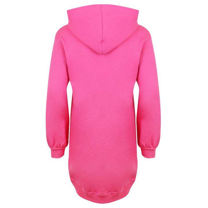 Bright Pink Hooded Dress商品第3张图片规格展示