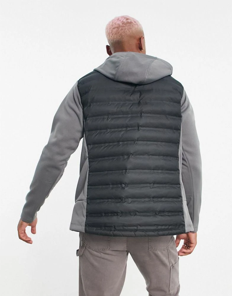 商品Columbia|Columbia Out-Shield insulated full zip hyrid hoodie in grey,价格¥1119,第2张图片详细描述