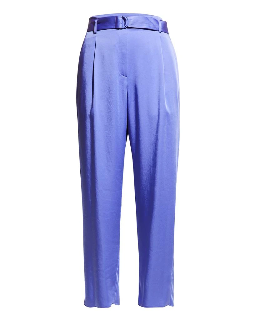 商品LAPOINTE|Textured Satin Slim-Leg Ankle Pants,价格¥1051,第2张图片详细描述