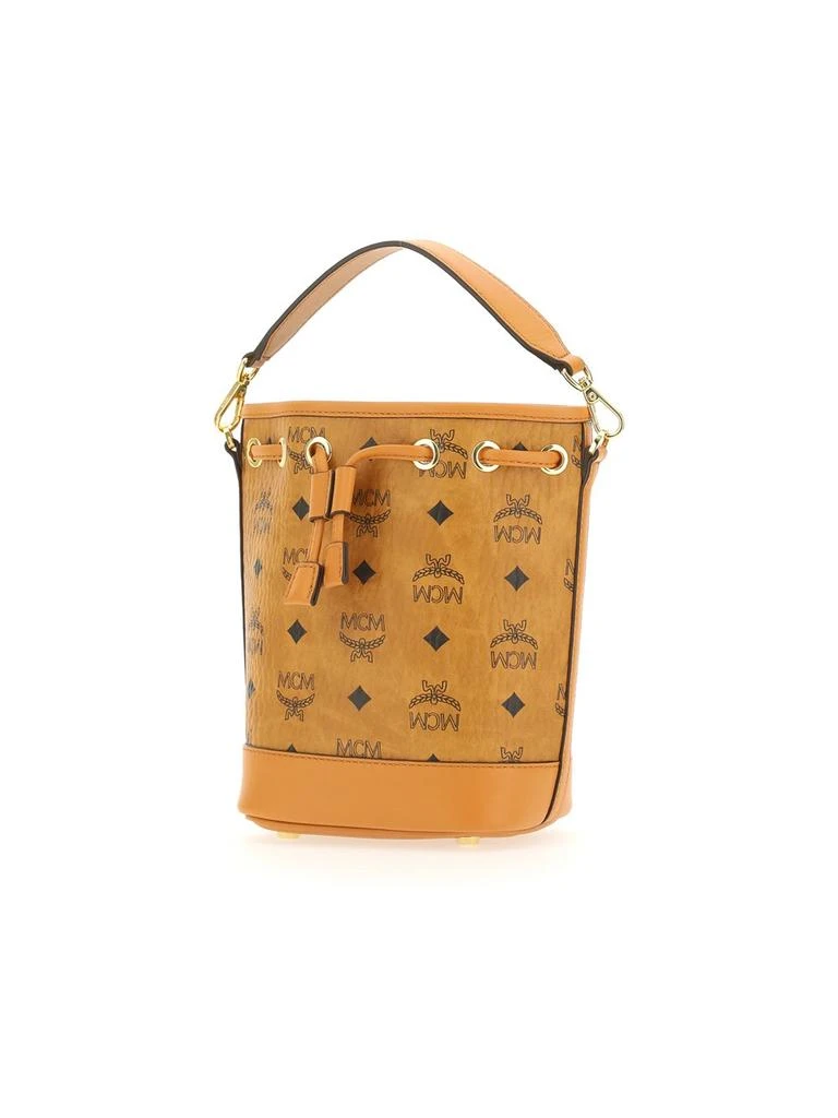 商品MCM|MCM Allover Monogram Pattern Drawstring Bucket Bag,价格¥7301,第3张图片详细描述