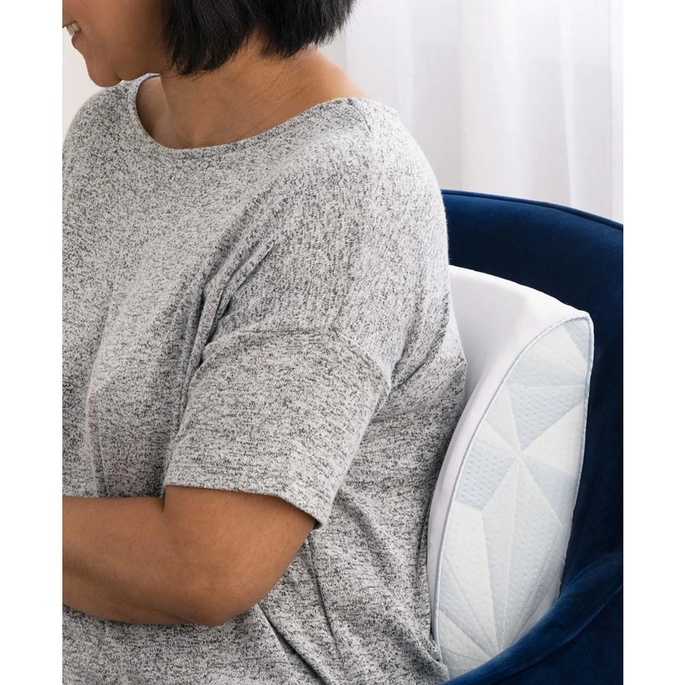 商品Serta|CLOSEOUT! Arctic 10x Cooling Memory Foam Neck Support Lumbar Accessory Pillow,价格¥186,第5张图片详细描述
