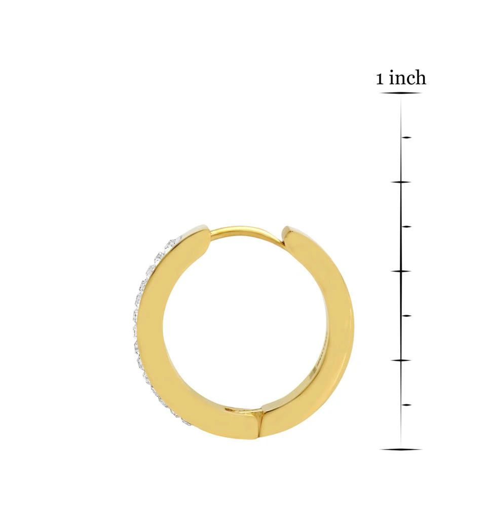 Crystal Huggie Hoop Earrings 商品