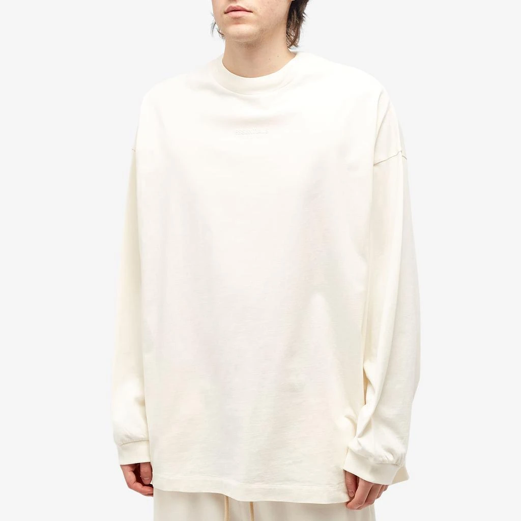 商品Essentials|Fear of God Essentials Essentials Long Sleeve T-Shirt - Cloud Dancer,价格¥409,第2张图片详细描述