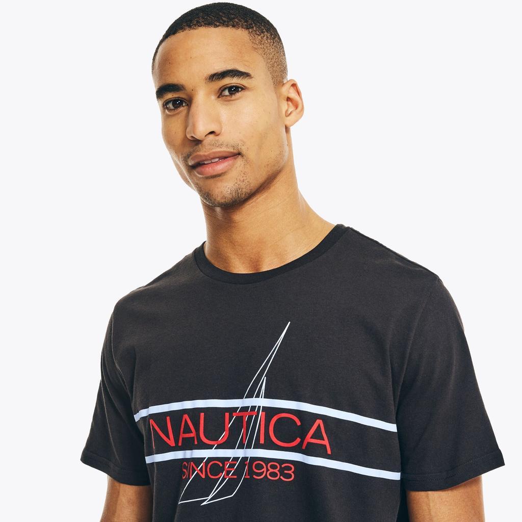 商品Nautica|男士棉质平纹针织 T 恤 纯棉,价格¥74,第5张图片详细描述