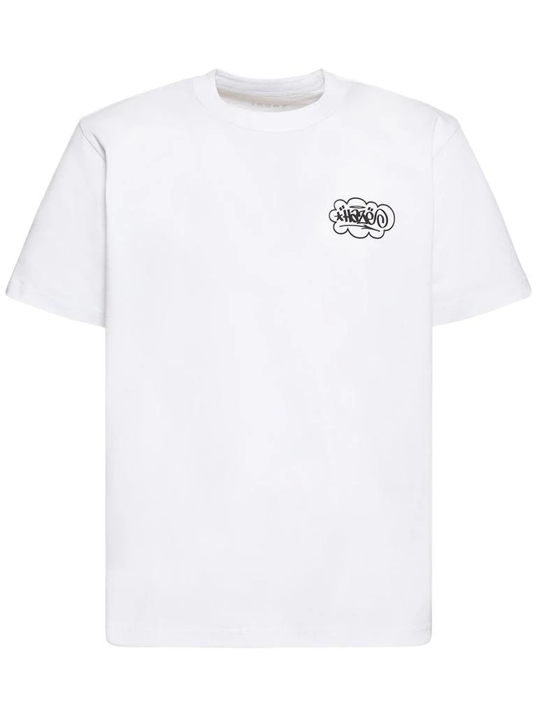 商品Sacai|Eric Haze Cotton Circle Star T-shirt,价格¥878,第4张图片详细描述