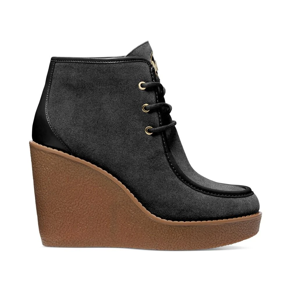 商品Michael Kors|Women's Rye Lace-Up Wedge Booties,价格¥291,第2张图片详细描述