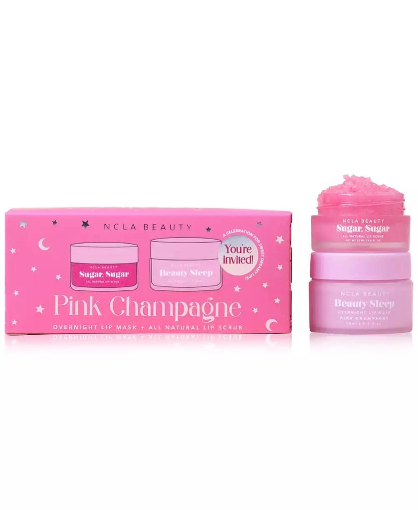 商品NCLA Beauty|2-Pc. Slumber Party Lip Scrub & Lip Mask Set - Pink Champagne,价格¥180,第1张图片