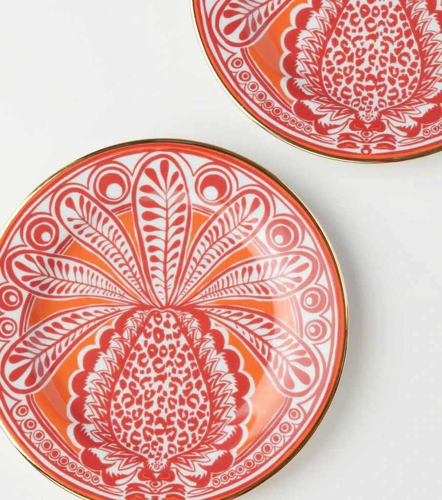 商品LA DOUBLE J|Big Pineapple set of 2 dessert plates,价格¥1322,第2张图片详细描述