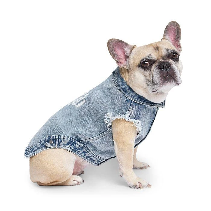 商品Canada Pooch|Barbie Denim Dog Vest, Size 14,价格¥286,第3张图片详细描述