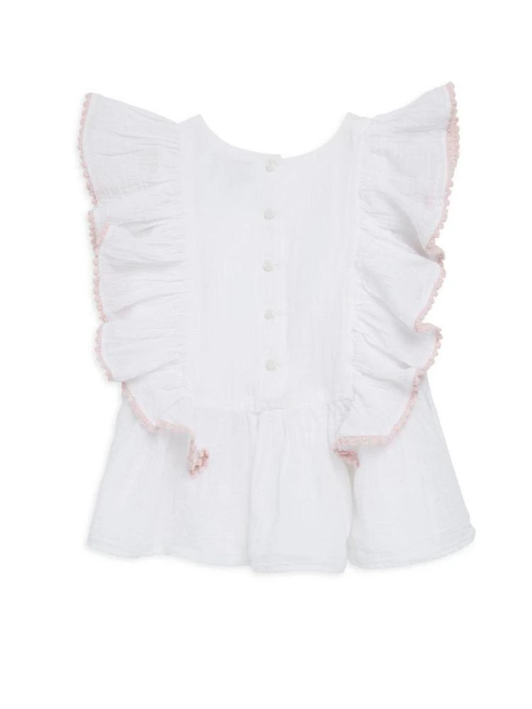 商品Ralph Lauren|Toddler's, Little Girl's & Girl's Ruffle Top,价格¥115,第2张图片详细描述