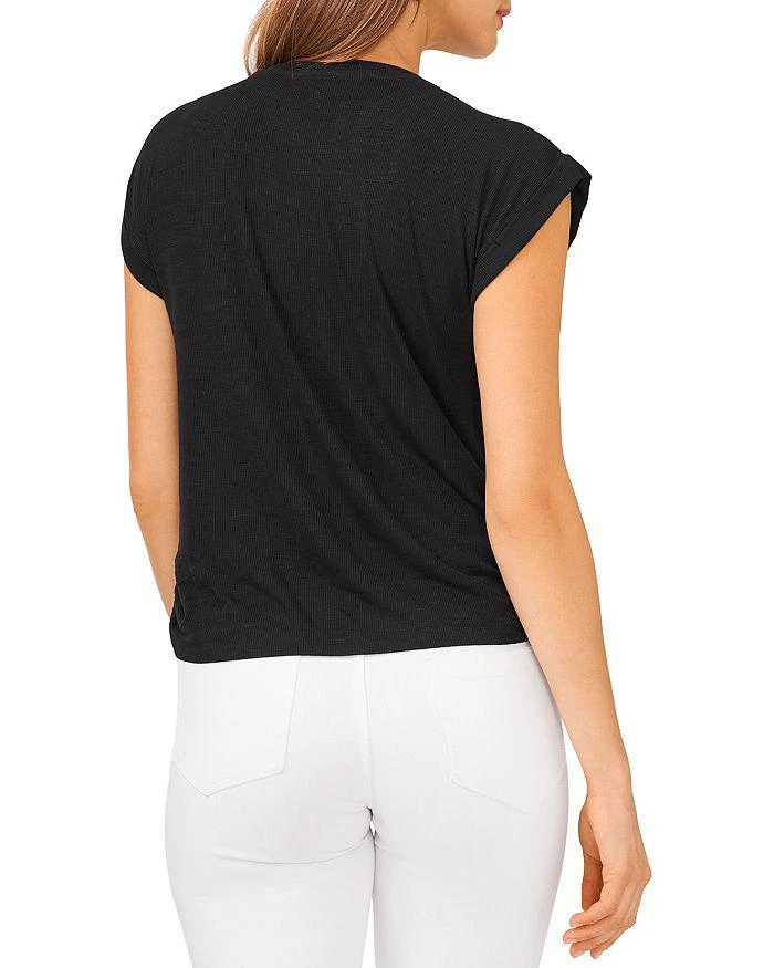 商品Vince Camuto|Knot Front Rib Tee,价格¥182,第2张图片详细描述