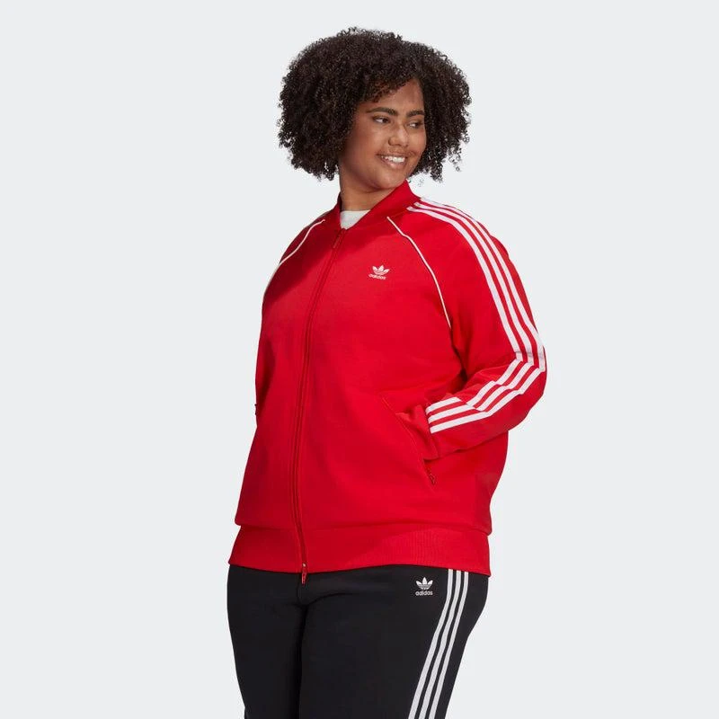 商品Adidas|adidas Primeblue Sst (Plus Size) - Women Track Tops,价格¥603,第2张图片详细描述