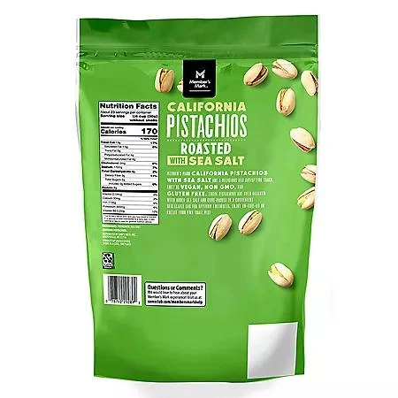 商品Member's Mark|Member's Mark Roasted & Salted Pistachios, 48 oz.,价格¥132,第2张图片详细描述