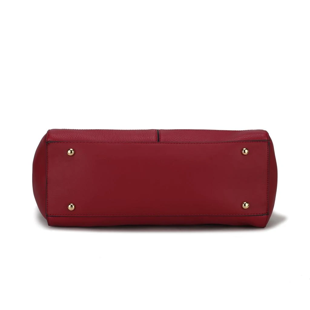 商品MKF Collection By Mia K.|Tenna Vegan Leather Women’s Satchel Bag with Wristlet,价格¥656,第4张图片详细描述