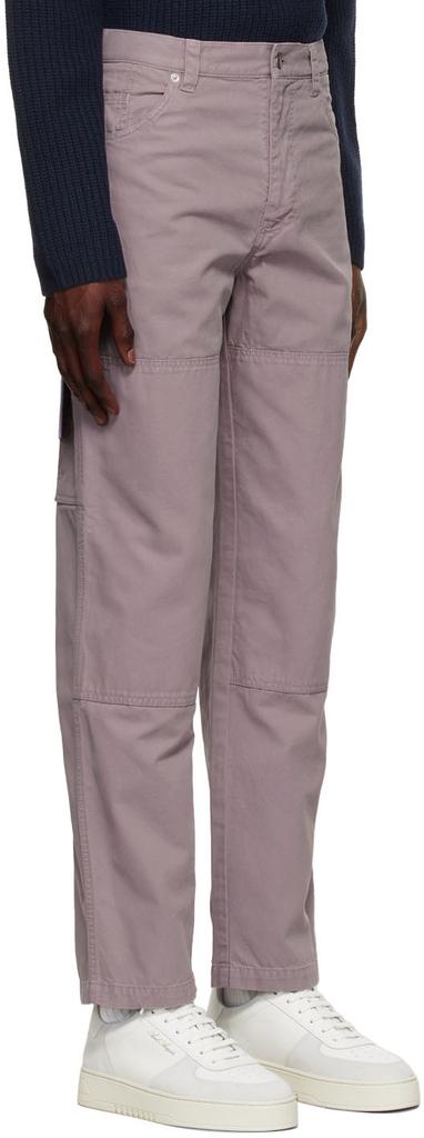 Purple Cotton Trousers商品第2张图片规格展示