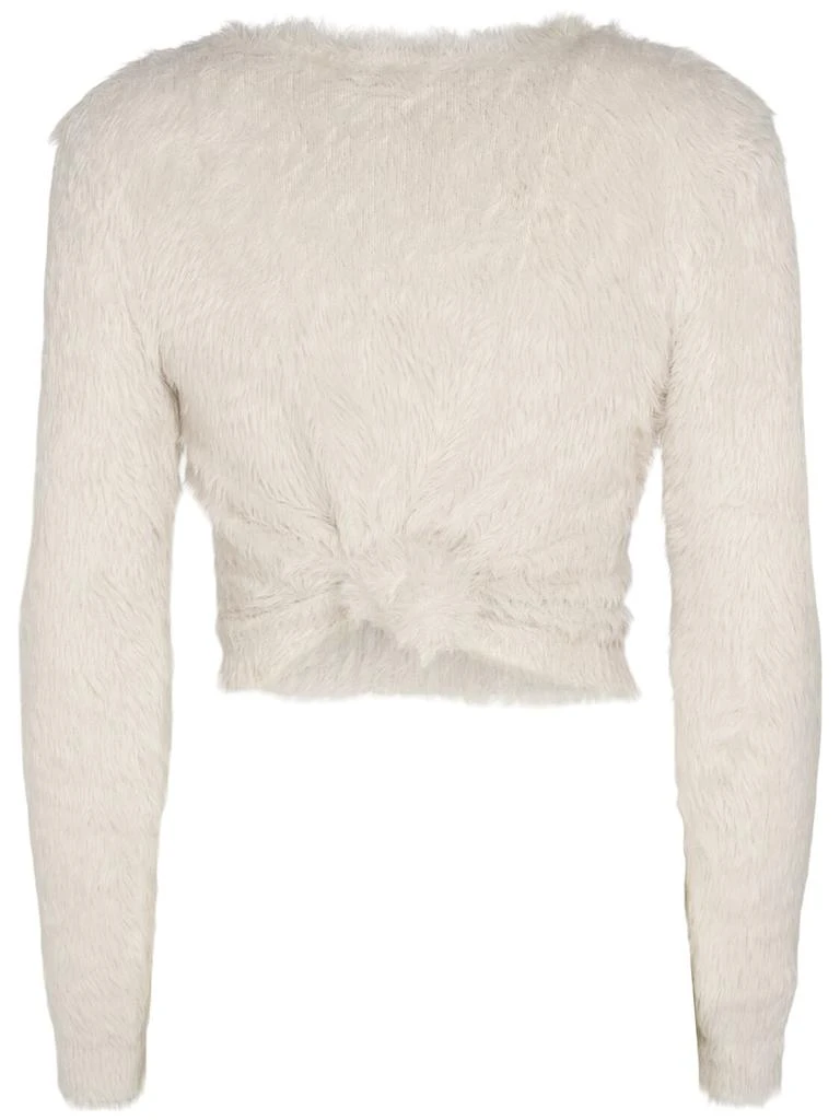 商品Balenciaga|Knotted Fuzzy Nylon Sweater,价格¥13878,第4张图片详细描述