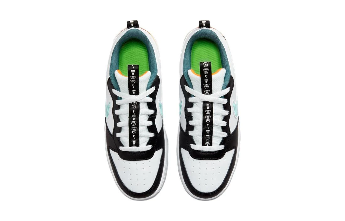 商品[国内直发] NIKE|Court Borough 2 SE 皮革 休闲 防滑耐磨轻便减震 低帮 儿童板鞋 白绿 男女同款,价格¥350,第6张图片详细描述