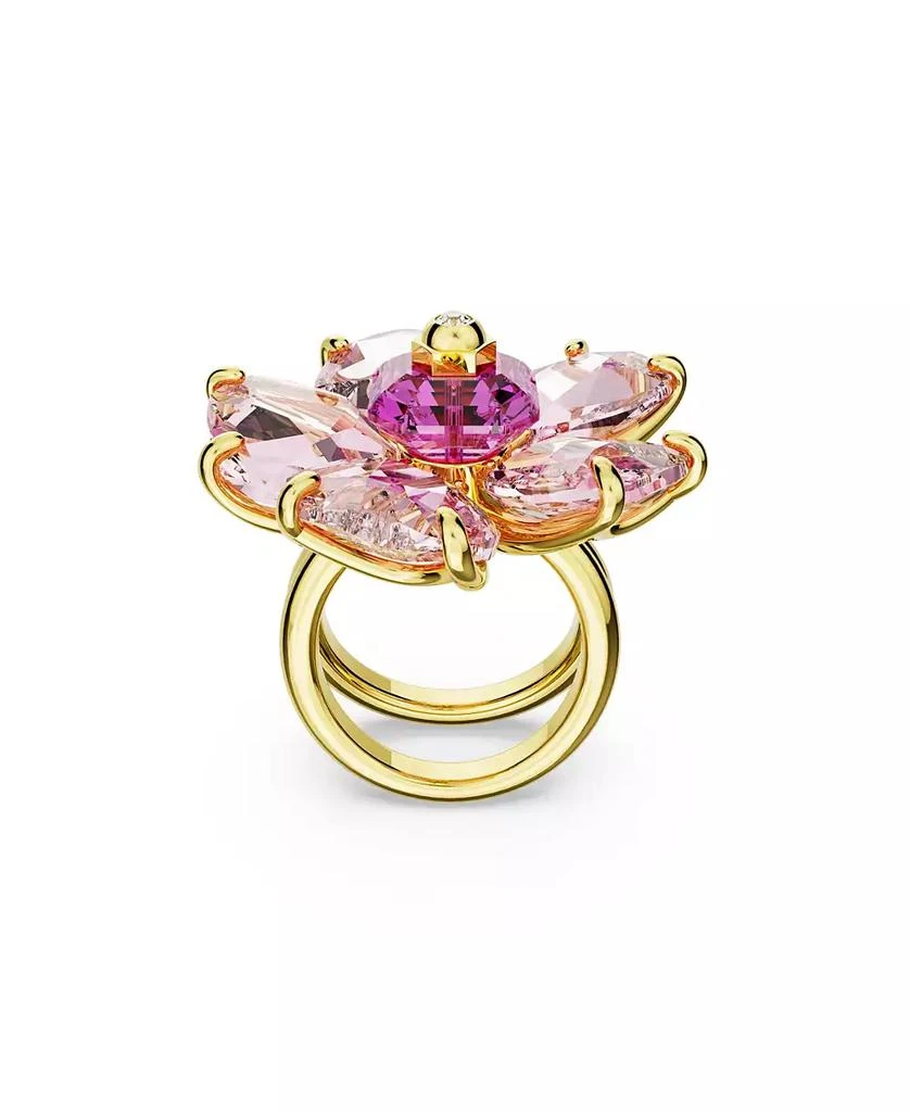 商品Swarovski|Crystal Flower Pink Florere Cocktail Ring,价格¥1488,第4张图片详细描述