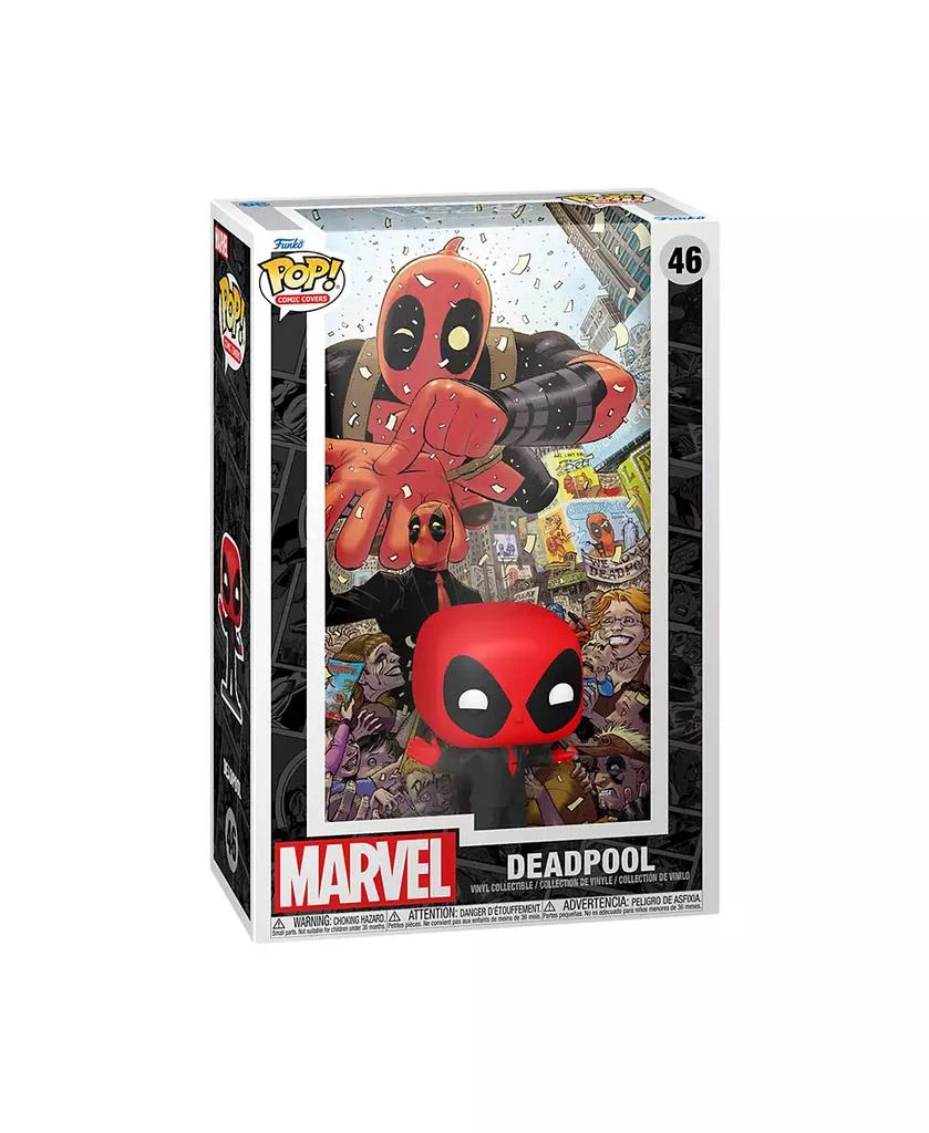 商品Funko|Pop Comic Cover Marvel Deadpool 2025 1 Deadpool in Black Suit Action Figure,价格¥157,第1张图片