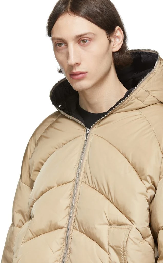 商品Random Identities|Beige Duvet Puffer Jacket,价格¥952,第4张图片详细描述