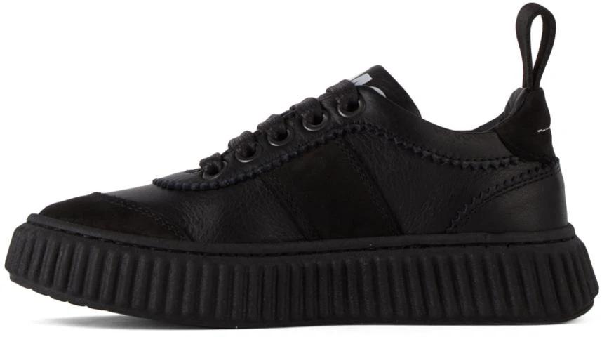 商品MAISON MARGIELA|Kids Black Logo Sneakers,价格¥1125,第3张图片详细描述