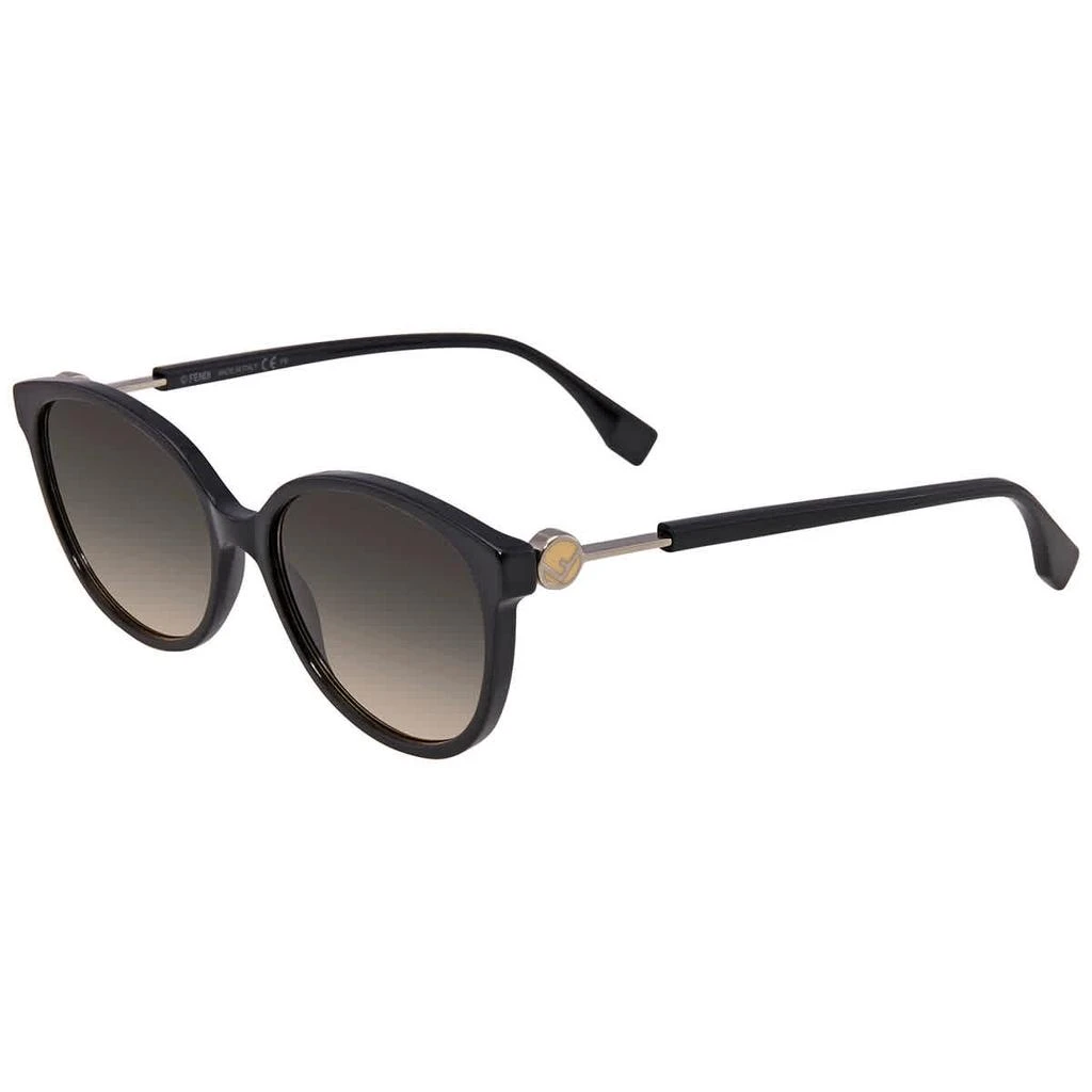 商品Fendi|Fendi Brown Ochre Round Ladies Sunglasses FF 0373/S 0807 57,价格¥884,第1张图片