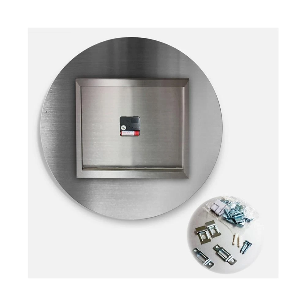 商品Design Art|Designart Oversized Sport Round Metal Wall Clock - 36 x 36,价格¥2467,第5张图片详细描述