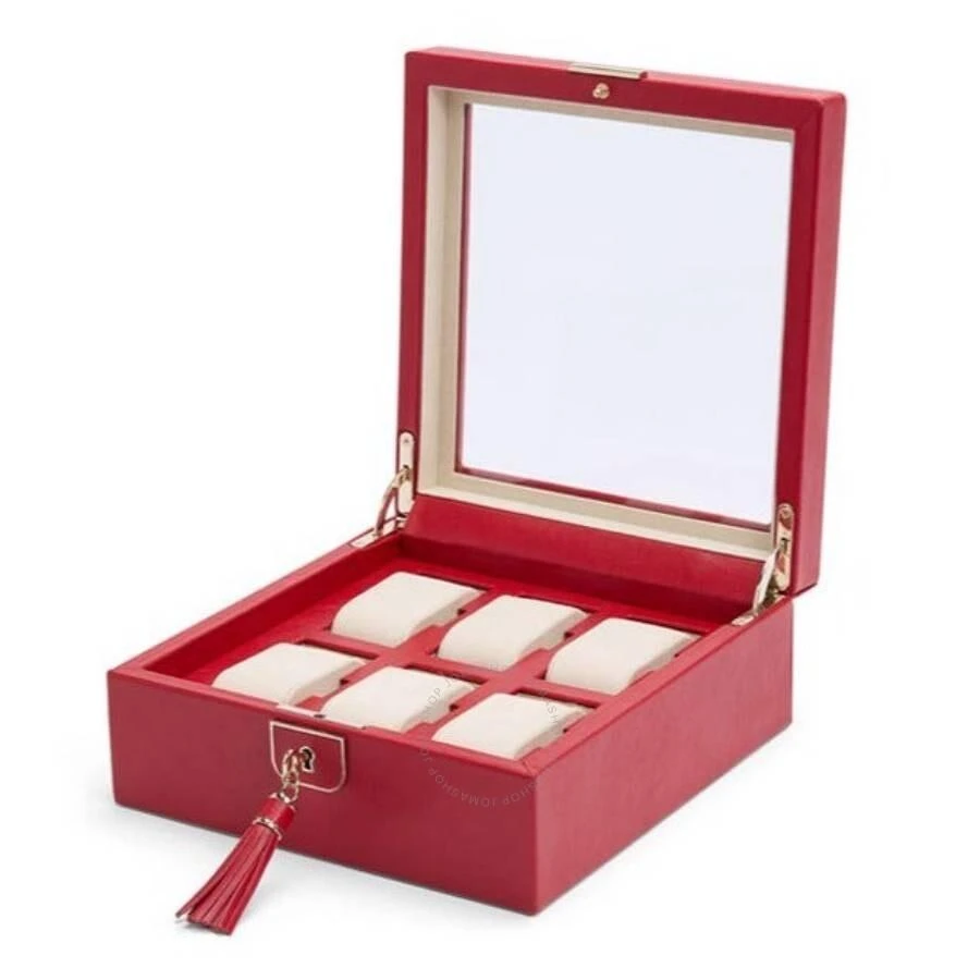 商品Wolf|Red Palermo 6-Unit Watch Box 213872,价格¥1498,第1张图片