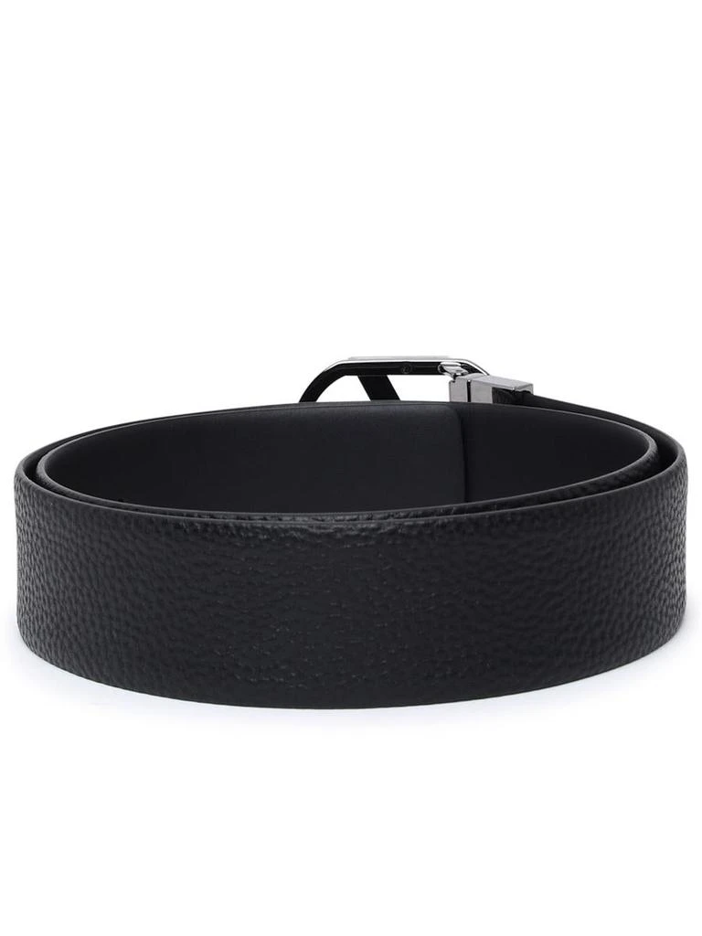 商品Zegna|BLACK LEATHER BELT,价格¥1482,第3张图片详细描述