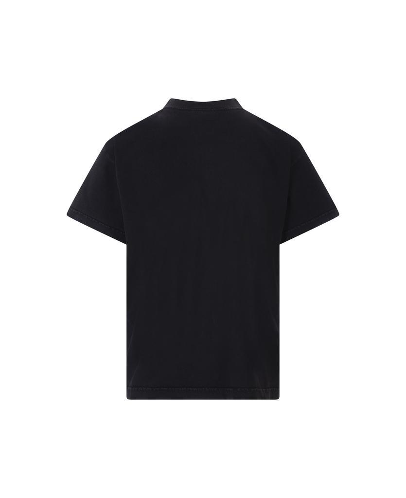 商品Balenciaga|Woman Bb Be Different Large Fit T-shirt In Black,价格¥2923,第4张图片详细描述